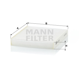 Фильтр салона MANN-FILTER CU 19 001